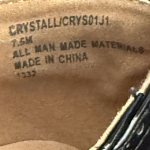 Madden Girl G-Class Black Platform Oxford Lace Up Shoes Women's Size 7.5 - Picture 9 of 9